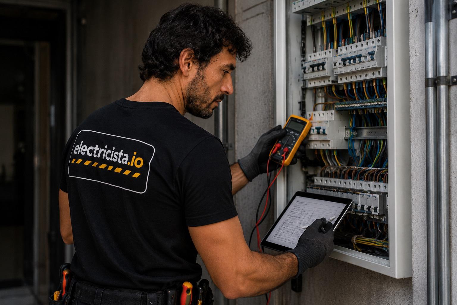 Boletín eléctrico (CIE) en Barcelona en 24-48 horas: electricistas de electricista.io en plena intervención