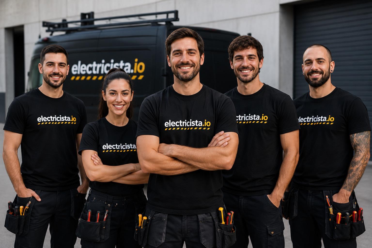 electricista de electricista.io trabajando en una instalación eléctrica